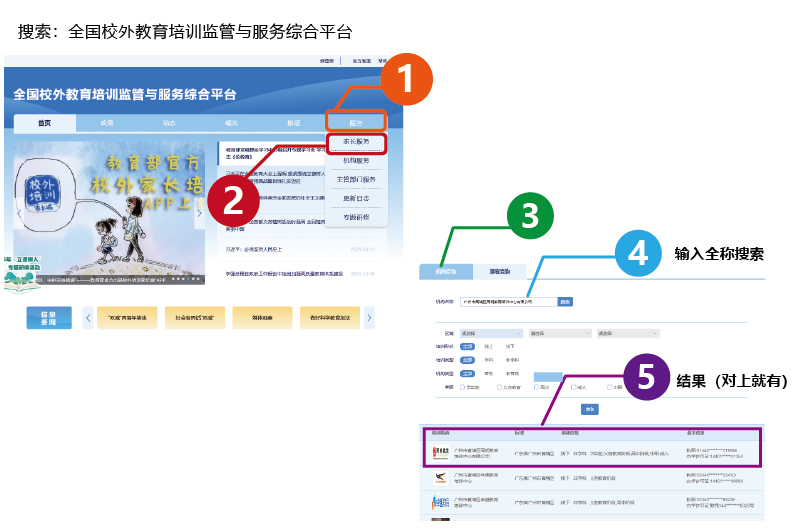 全國校外教育培訓(xùn)監(jiān)管與服務(wù)綜合平臺